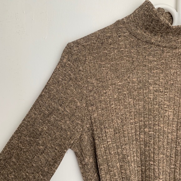 Taupe Heather Dress - Picture 2 of 3